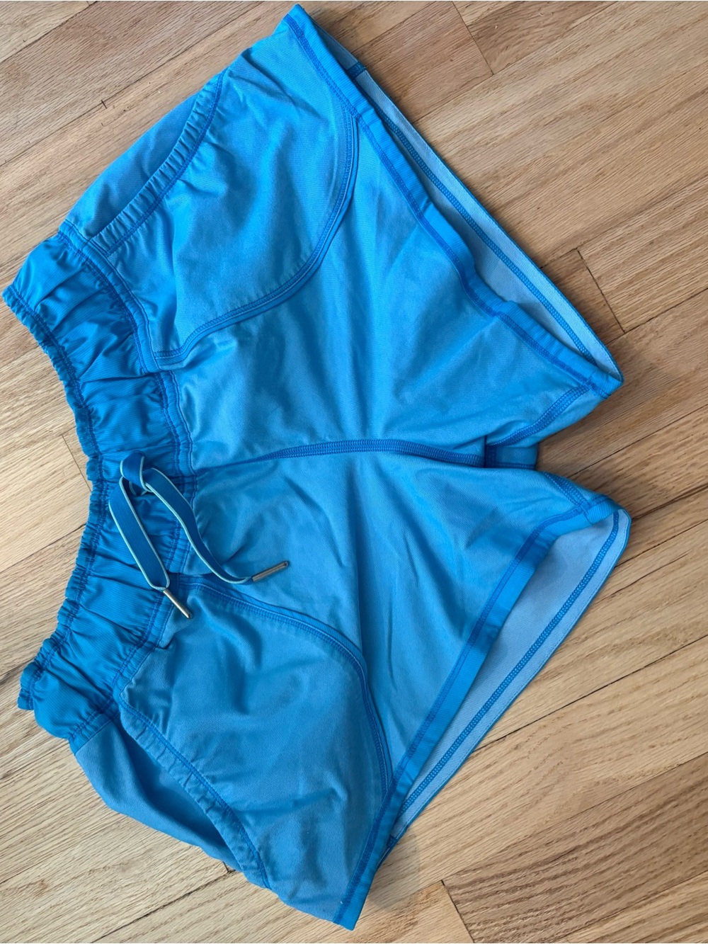 lululemon athletica Bright Blue Athletic Running Shorts